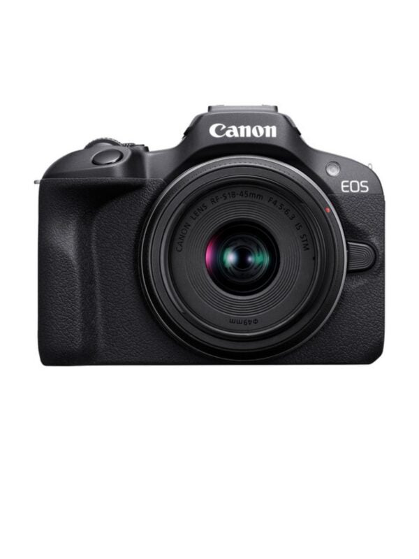 Câmera Canon EOS R100 Kit 18-45mm F/4.5-6.3 IS STM